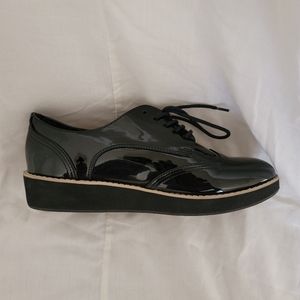 Shiny Patent Platform Oxfords